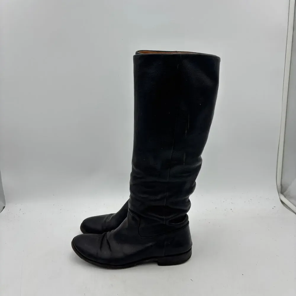 Vintage Maison Martin Margiela Riding Boots Women's 37.5 US 7.5 Black